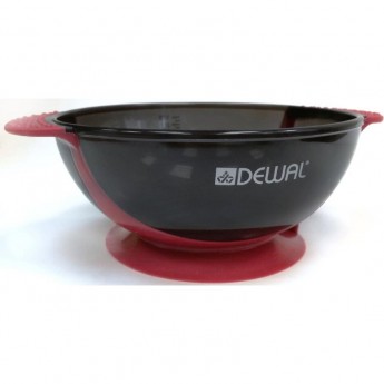 Чаша для краски с прорезиненной вставкой 300 мл DEWAL T-18wine Чаша для краски с прорезиненной вставкой 300 мл DEWAL T-18wine