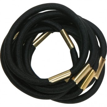 Резинки для волос черные, maxi (10 шт) DEWAL RE021 Резинки для волос черные, maxi (10 шт) DEWAL RE021